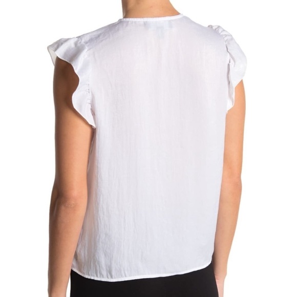 LAUNDRY BY SHELLI SEGAL RUFFLE SLEEVE BLOUSE - Picture 2 of 2